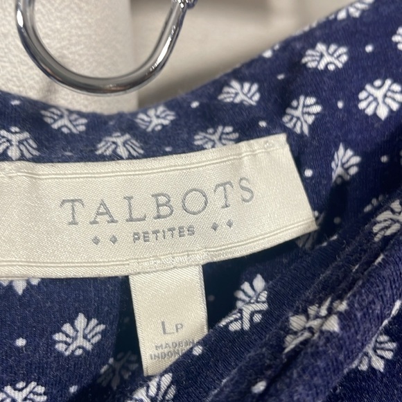 Talbots Blue A-Line Knee-Length Skirt - Picture 2 of 3